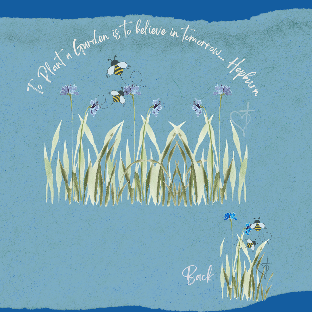 To Plant a Garden is to Believe in Tomorrow: Women's  Inspirational Hepburn Relaxed Tee