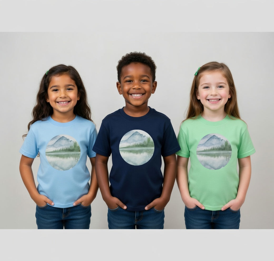 Faith Can Move Mountains:  Unisex US cotton Kids Tee