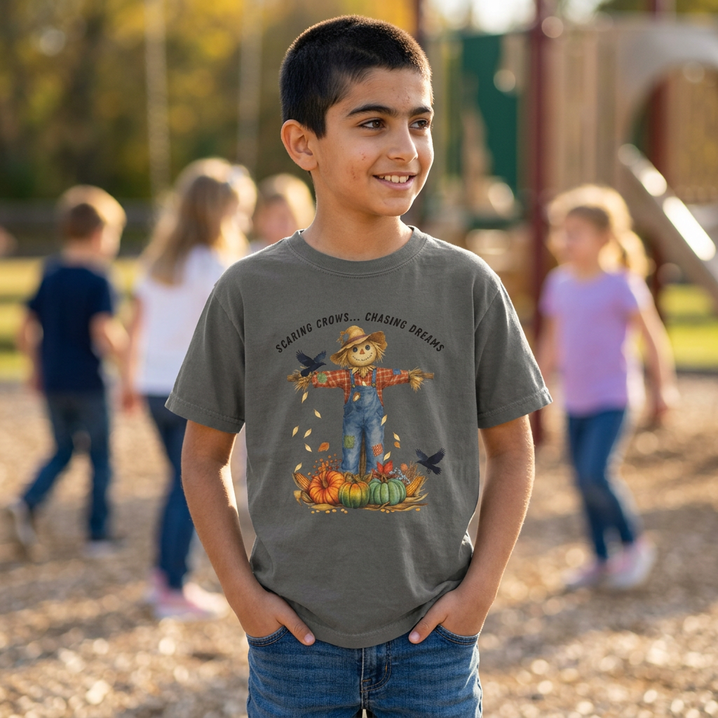 Scaring Crows, Chasing Dreams | Kids’ Unisex Tee