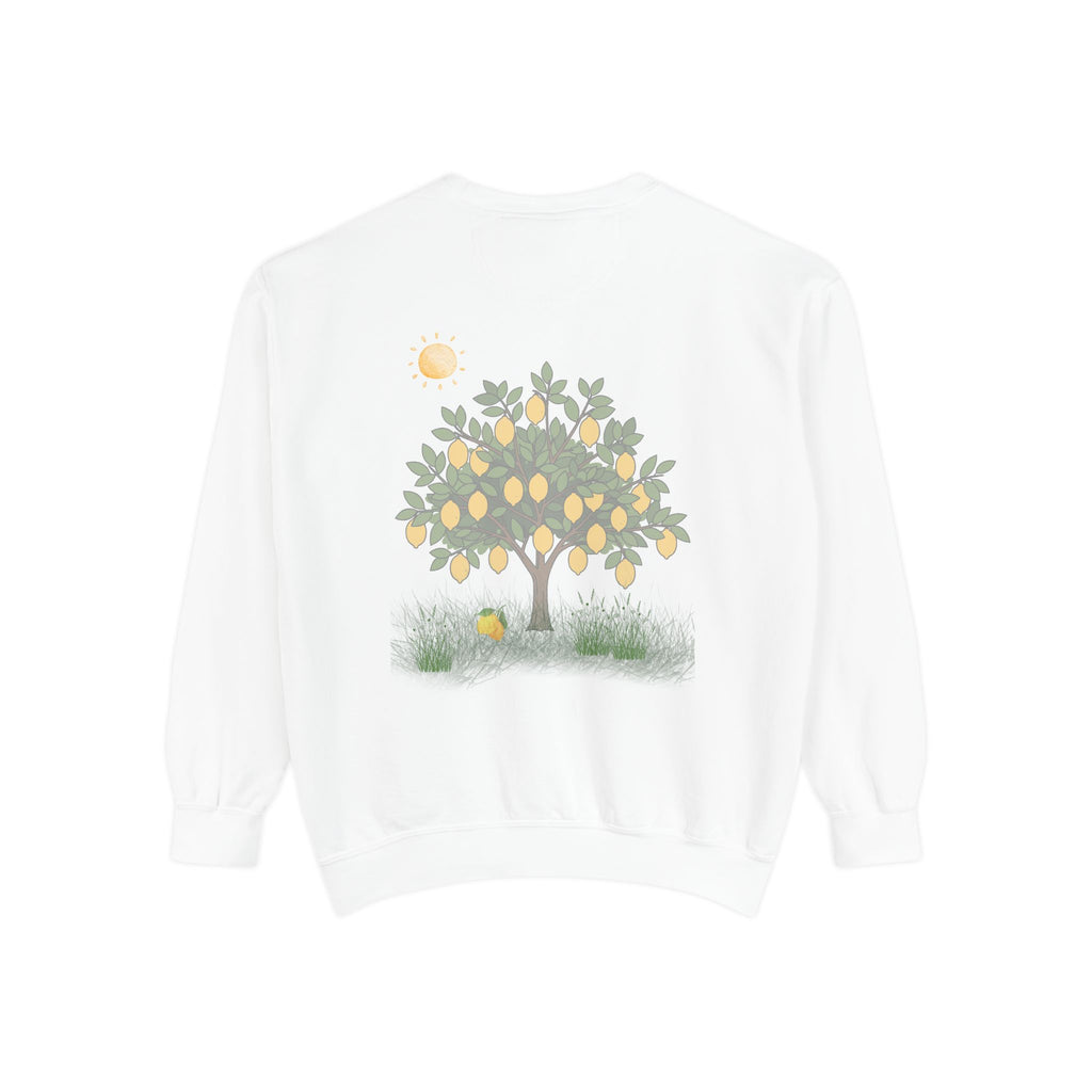 Nourish My Soul | Lemon Tree Comfort Colors Crewneck Sweatshirt – Faith & Soul Care Adult Female