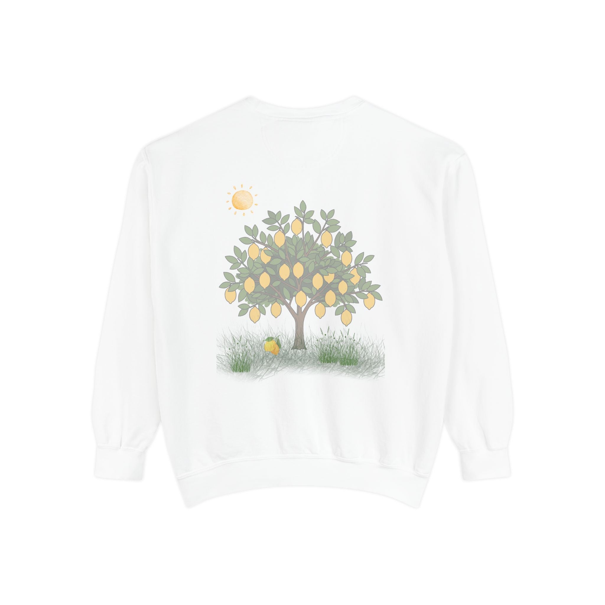 Nourish My Soul | Lemon Tree Comfort Colors Crewneck Sweatshirt – Faith & Soul Care Adult Female