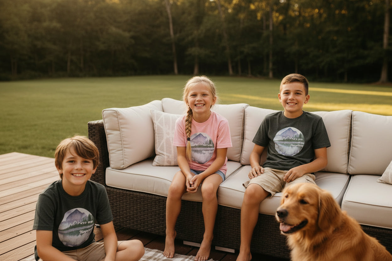 Faith Can Move Mountains:  Unisex US cotton Kids Tee
