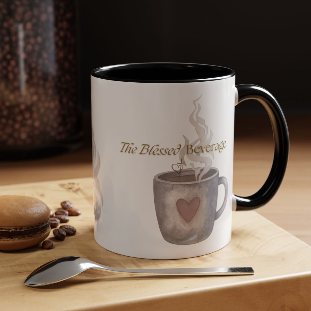 Blessed Beverage Ceramic Mug – Small Blessings for Your Morning (11, 15oz)