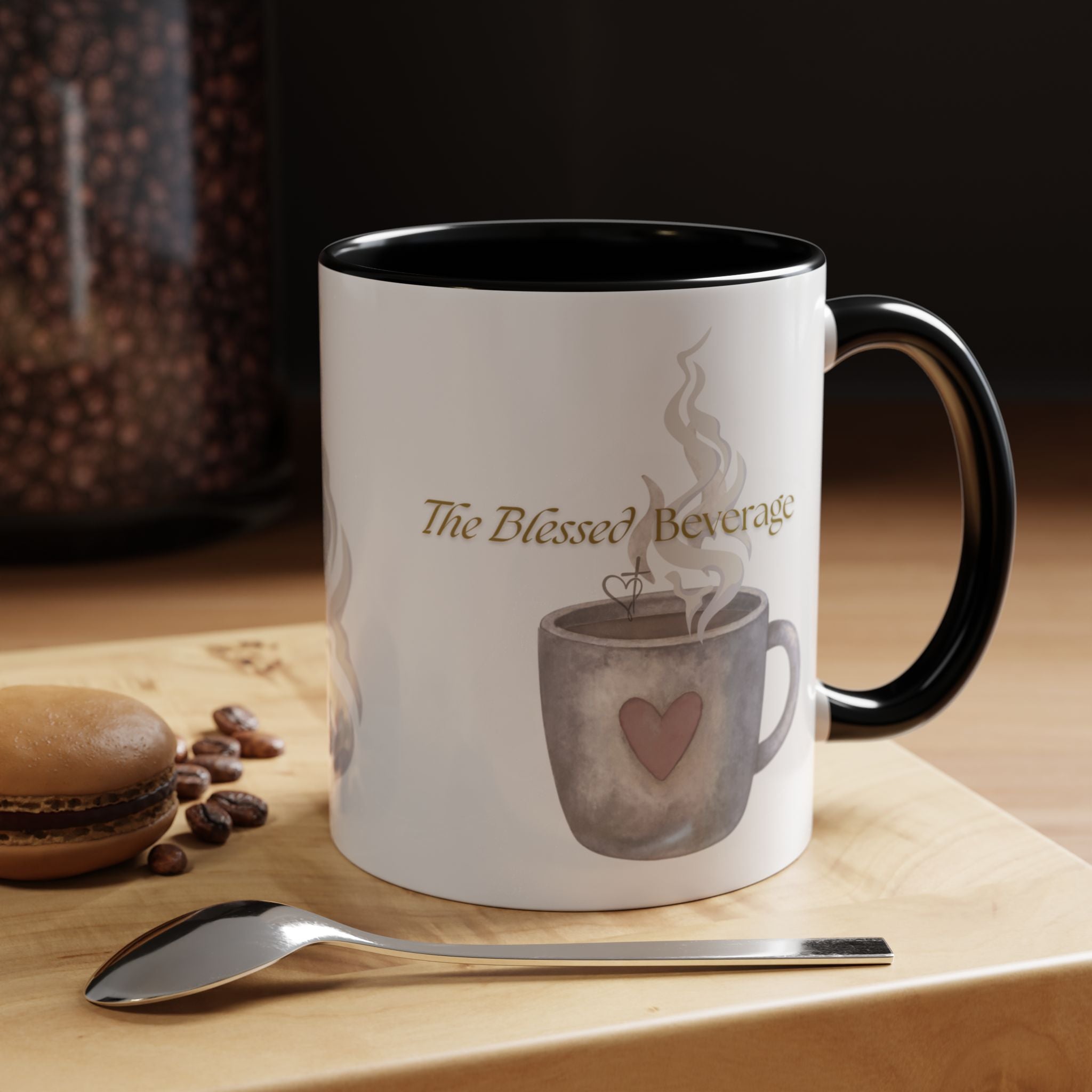 Blessed Beverage Ceramic Mug – Small Blessings for Your Morning (11, 15oz)