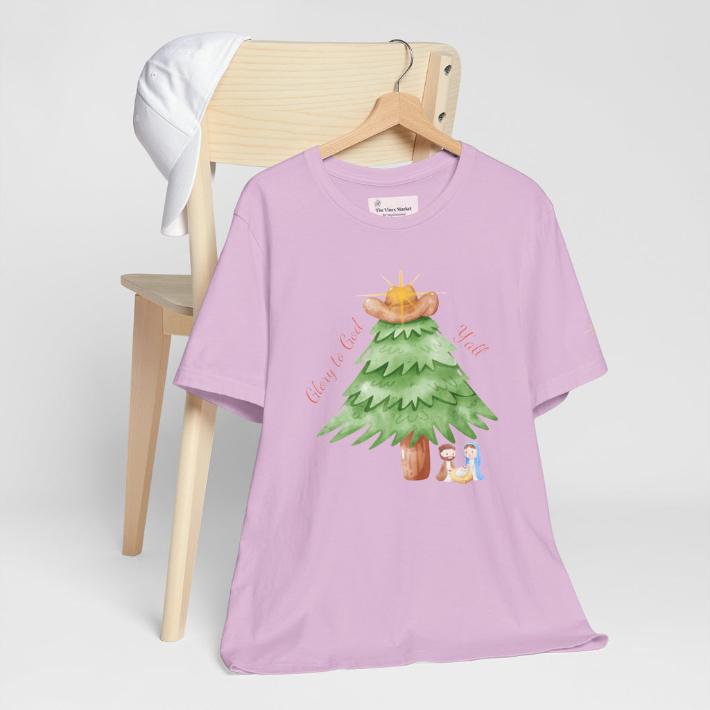 Glory to God Y'all | Women's Faith-Forward Cotton Tee