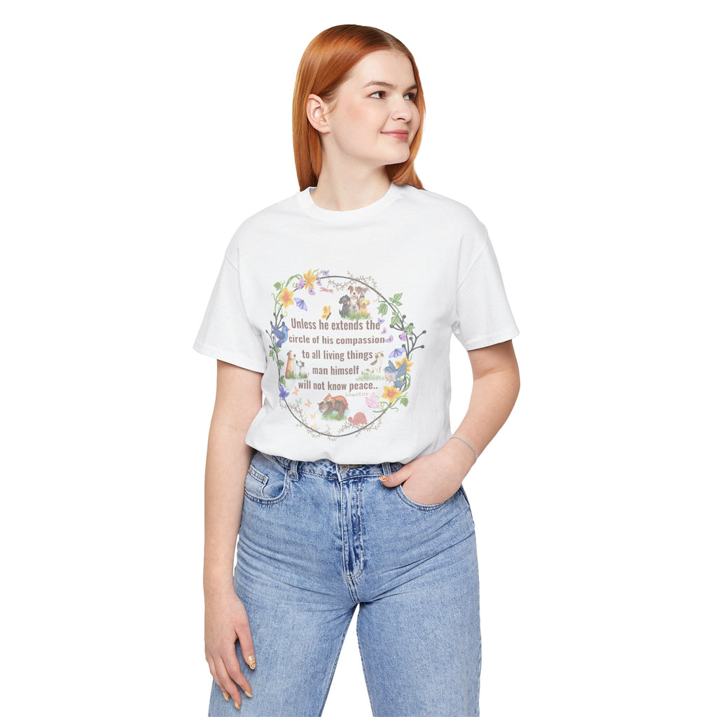 Circle of Compassion - Schweitzer Unisex Relaxed Comfort Tee