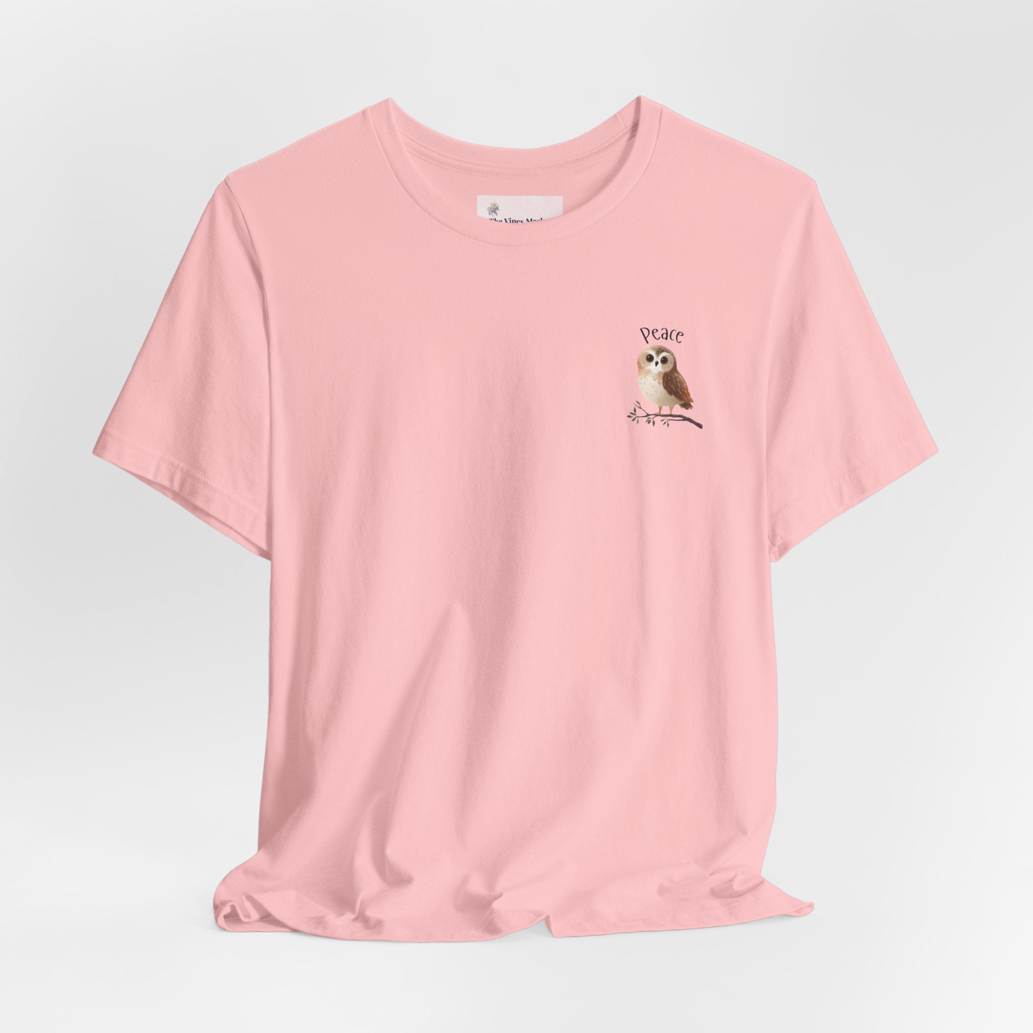 Peace and Love Comfort Tee "Every Little Thing Is Gonna Be Alright' 70's Retro -- For Her