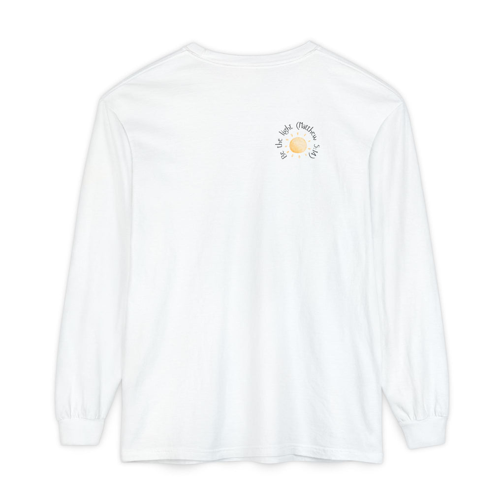 Be the Light:  Matthew 5:14 Women's Long Sleeve Soft Faith Tee