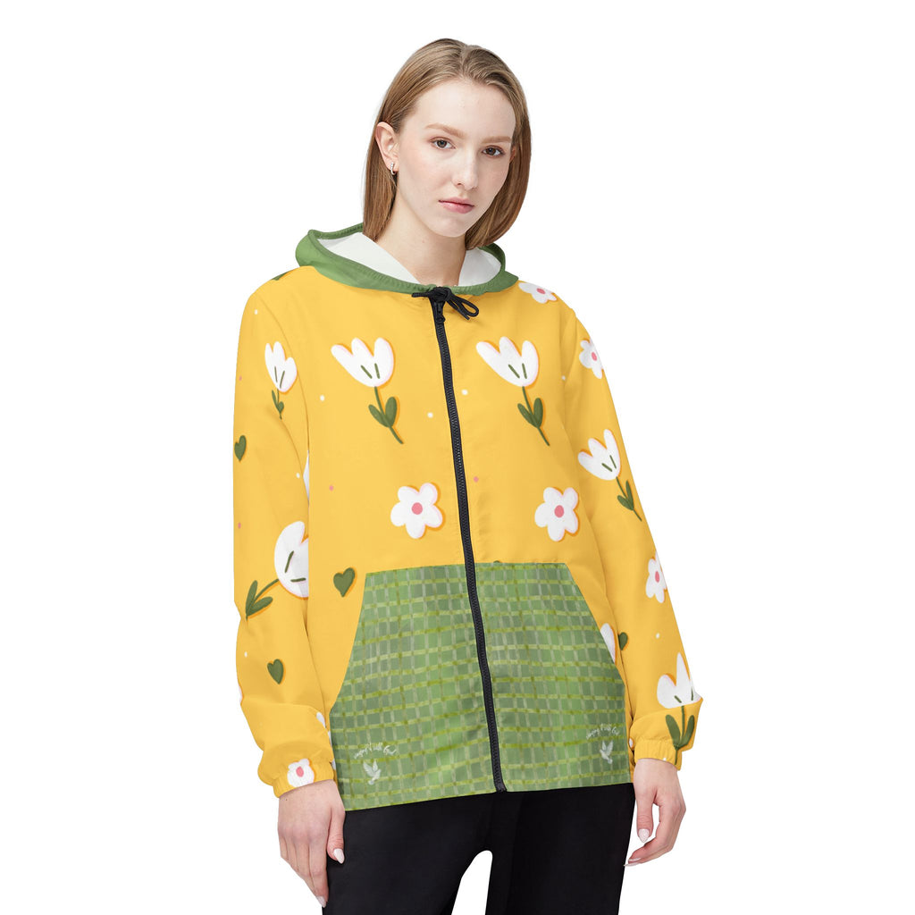 Winging It With God | Dove Floral Windbreaker Jacket – Faith Jacket Adult Female
