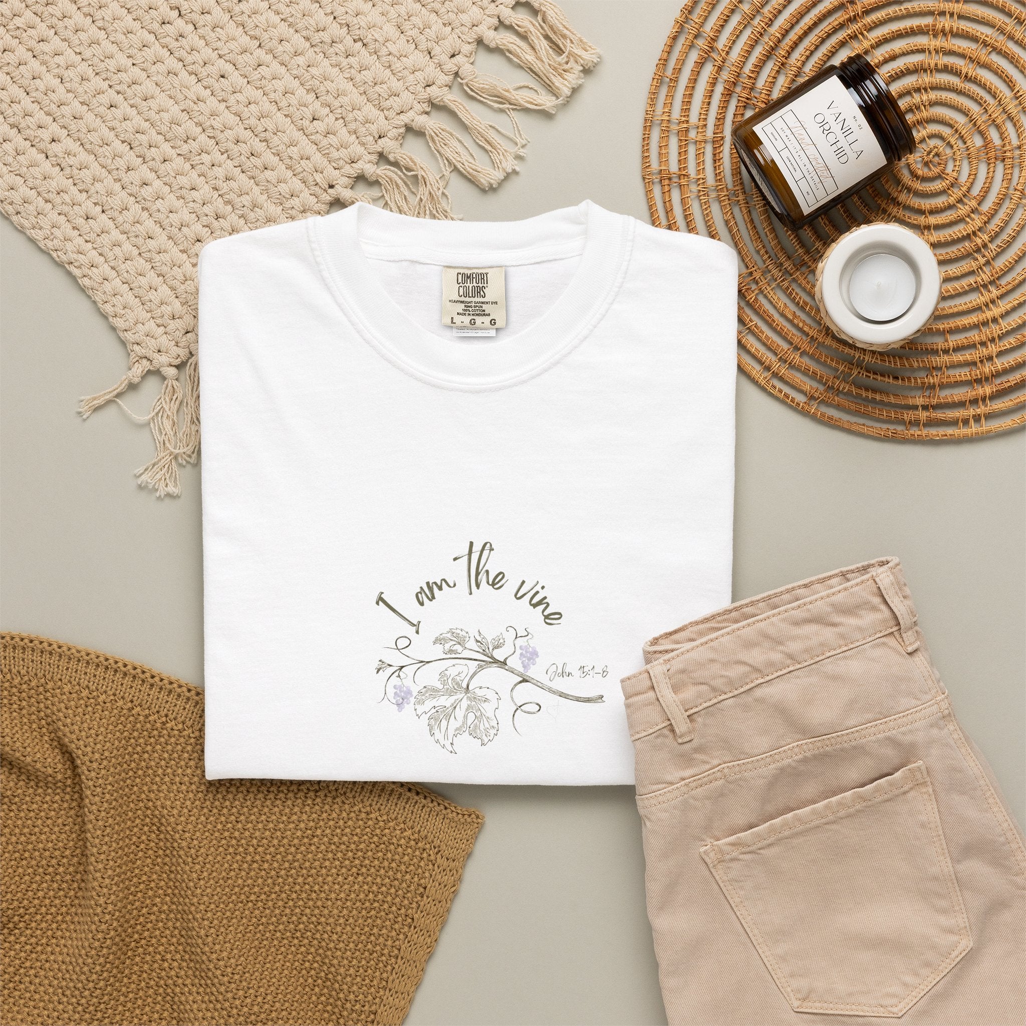 "I am the Vine":   Soft Relaxed Tee