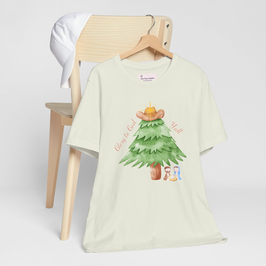 Glory to God Y'all | Women's Faith-Forward Cotton Tee
