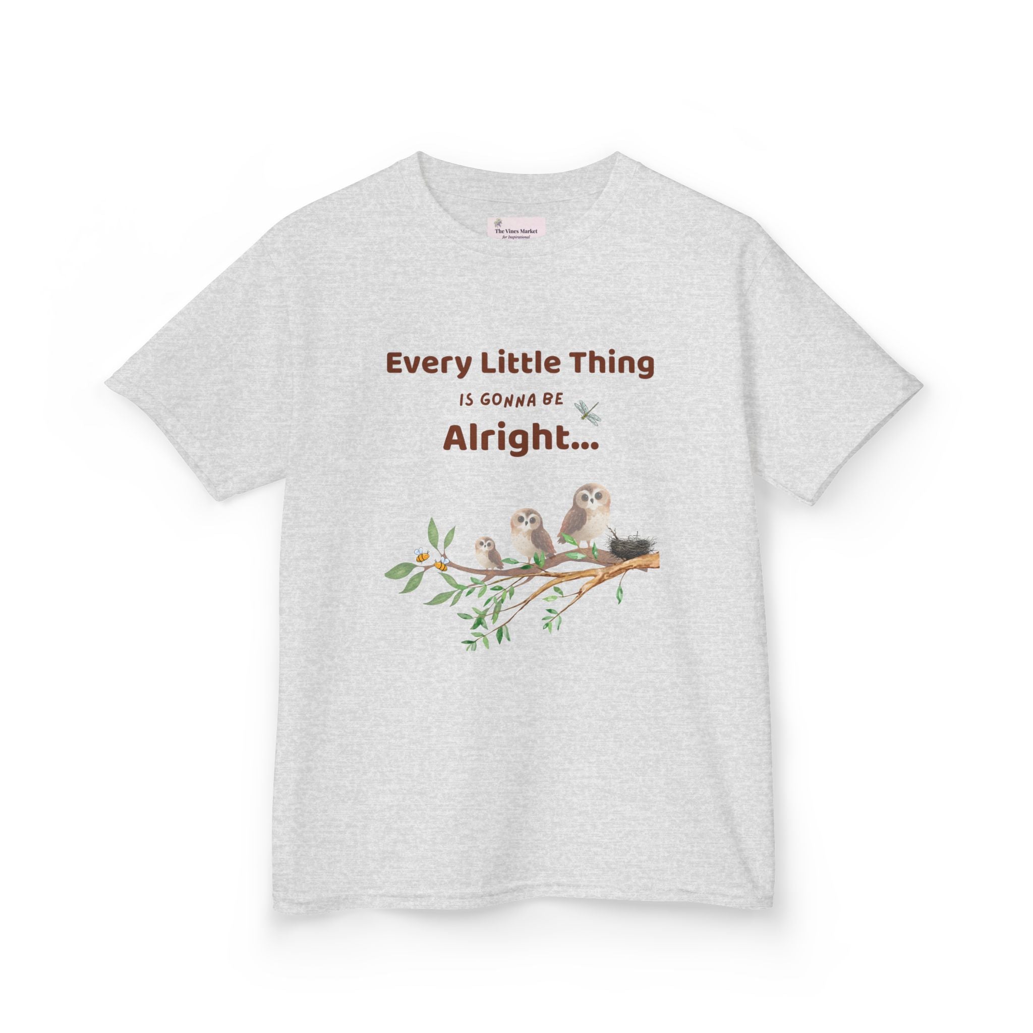 Peace and Love Kids Unisex Tee Shirt:  Every Little Thing is Gonna Be Alright
