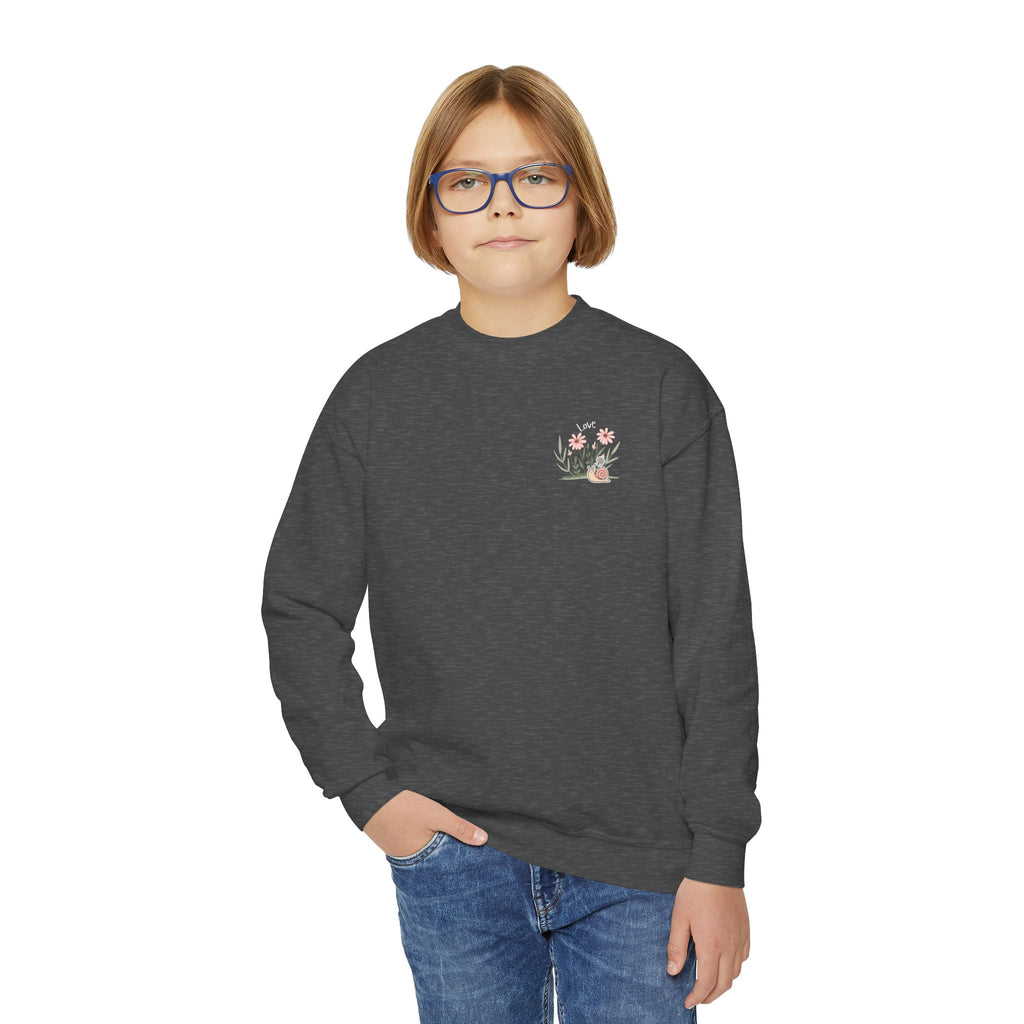 Youth Female Retro Crewneck Sweatshirt:  All You Need is Love