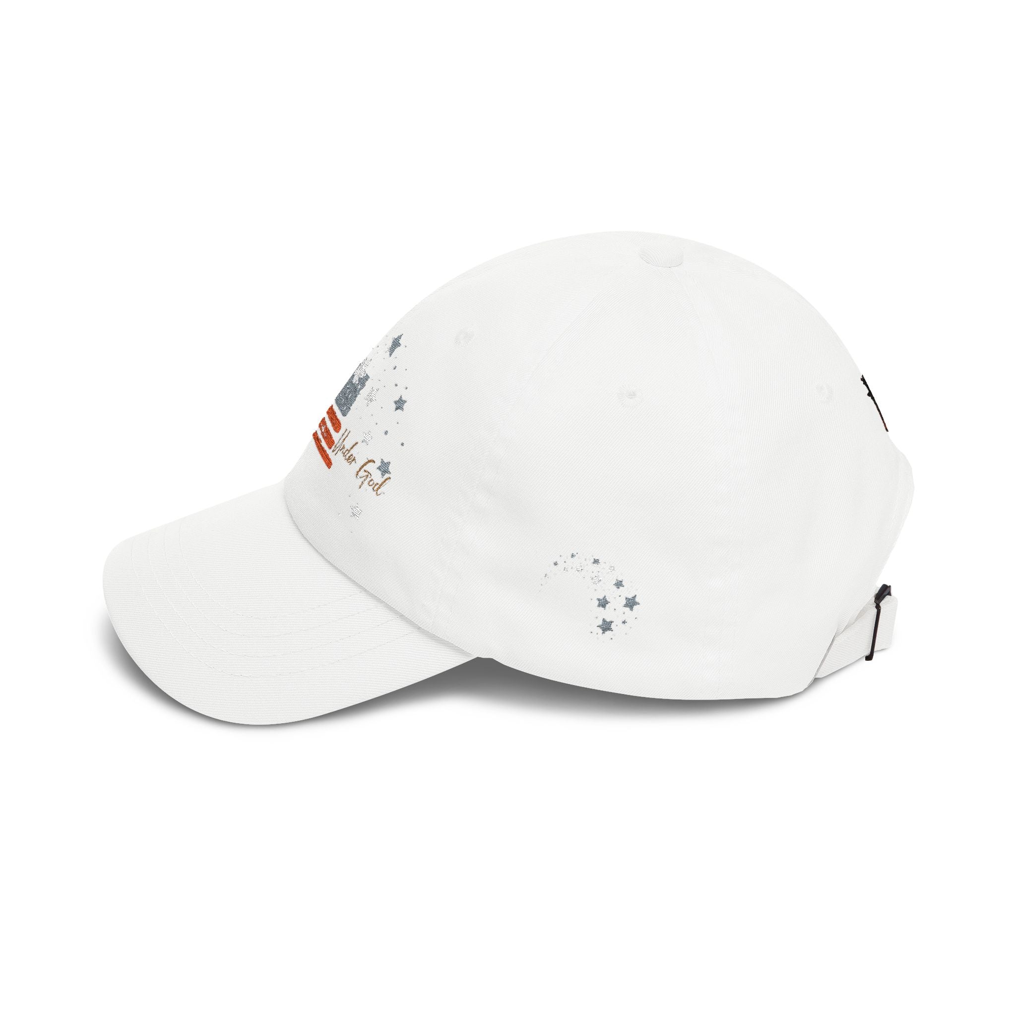 One Nation Under God | Embroidered Stars & Flag Dad Cap