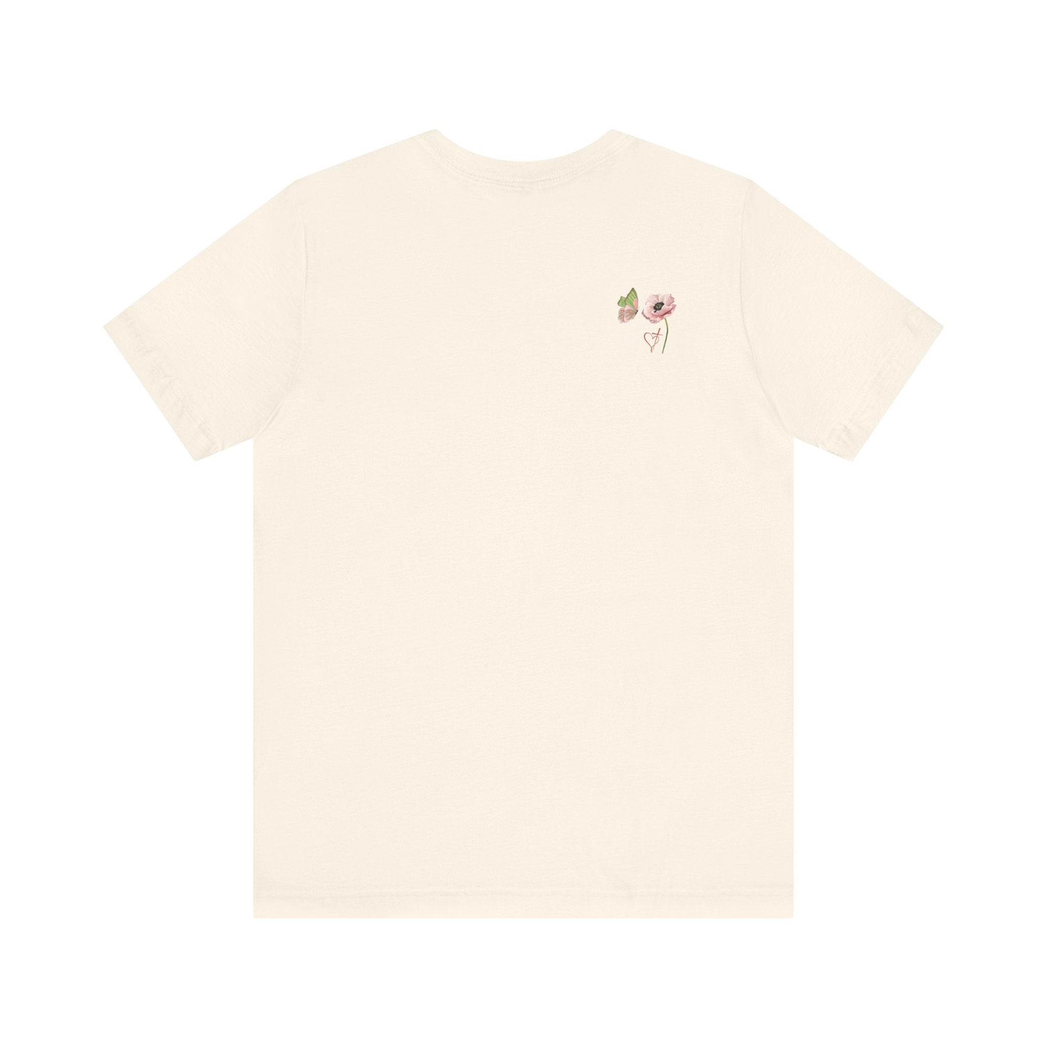 Relaxed Adult Female Comfort Tee: Hope & Rebirth Floral Tee – Easter Collection