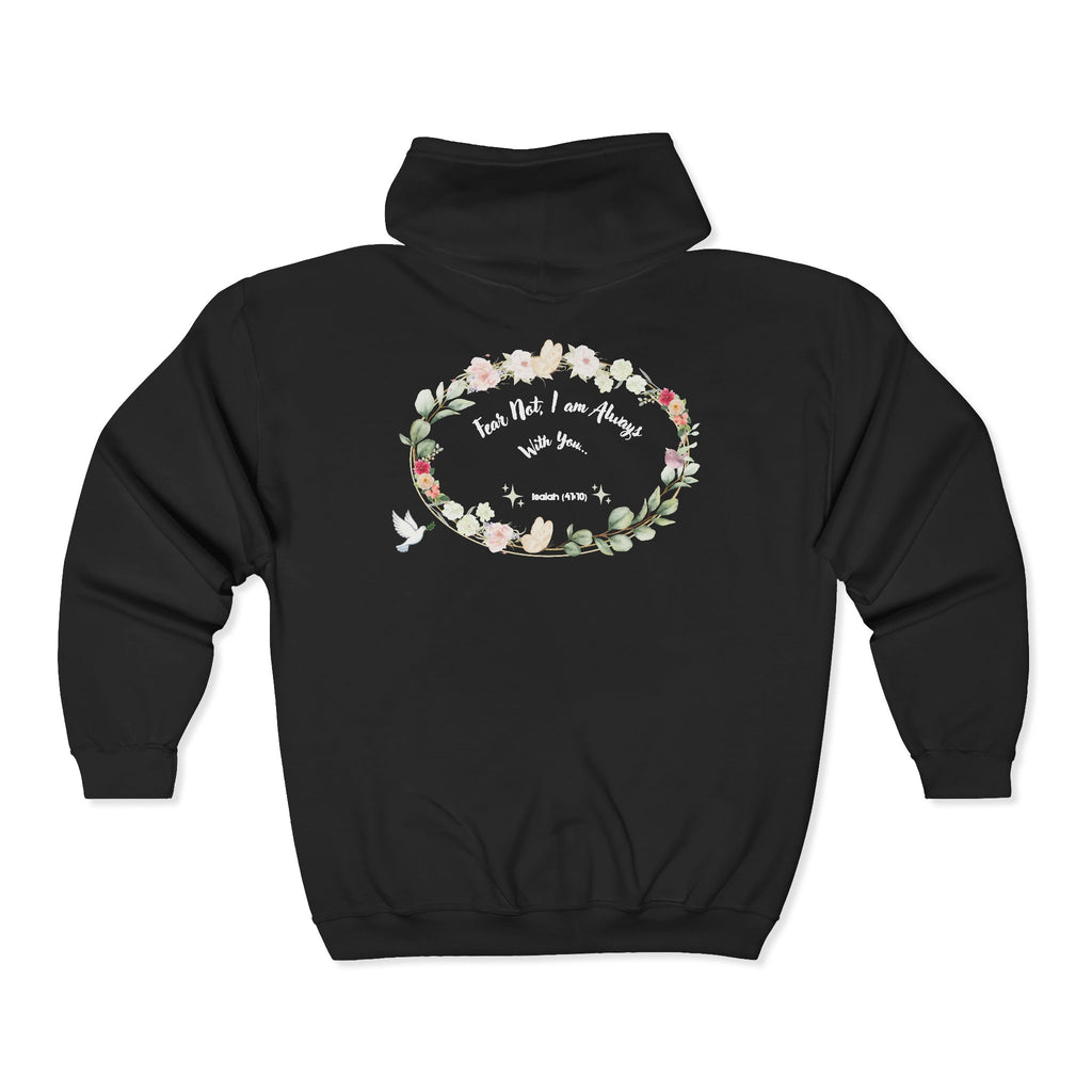 Women's "Fear Not" Heavy Blend™ Full Zip Hooded Sweatshirt