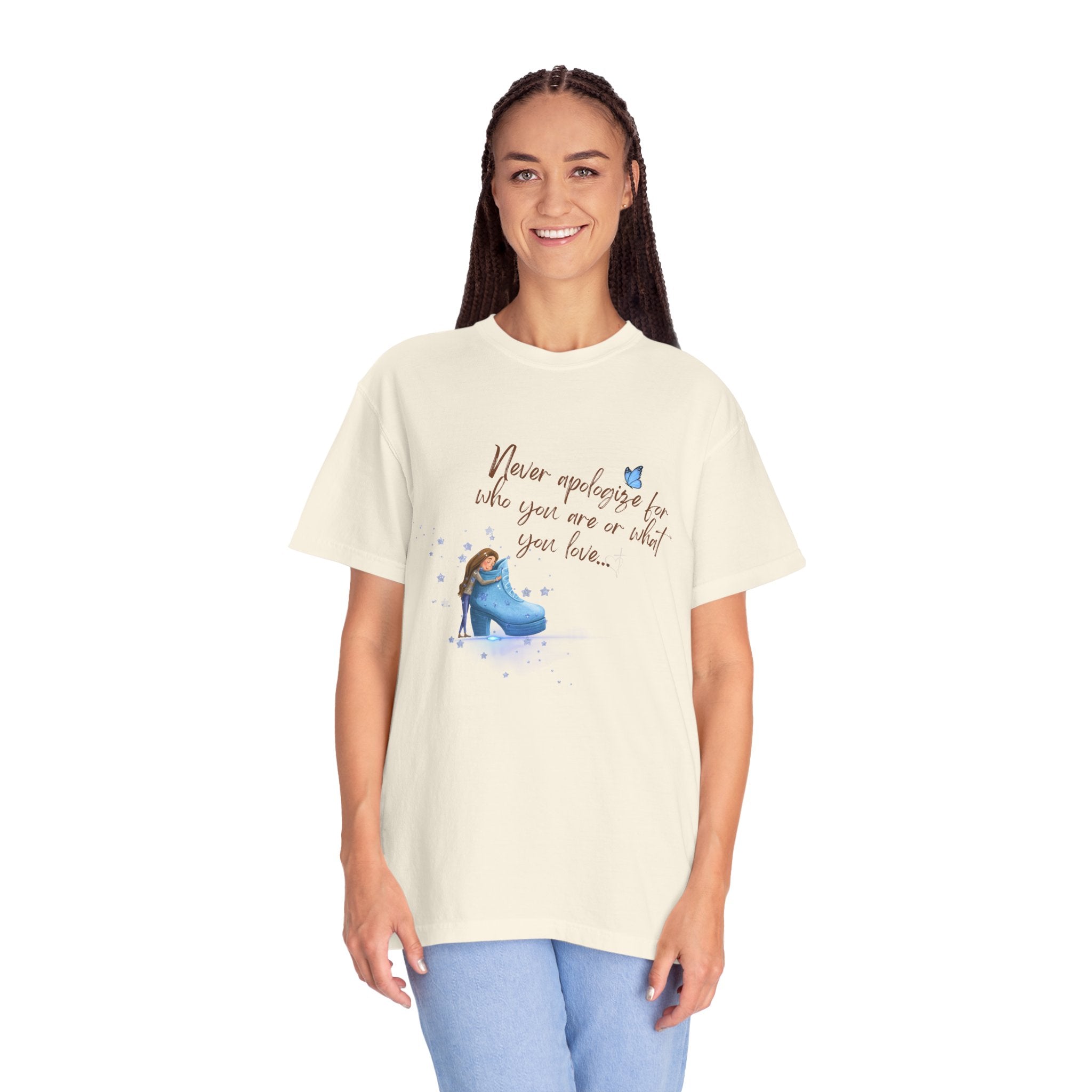 Never Apologize for What You Love   Women's Relaxed Tee