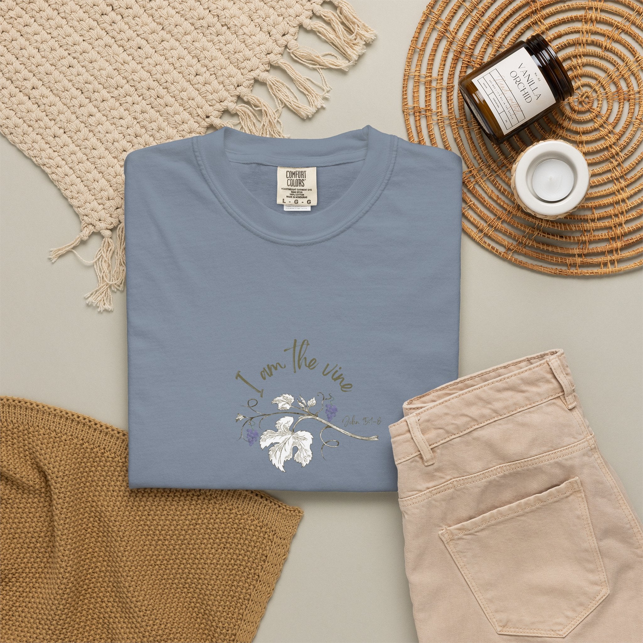 "I am the Vine":   Soft Relaxed Tee