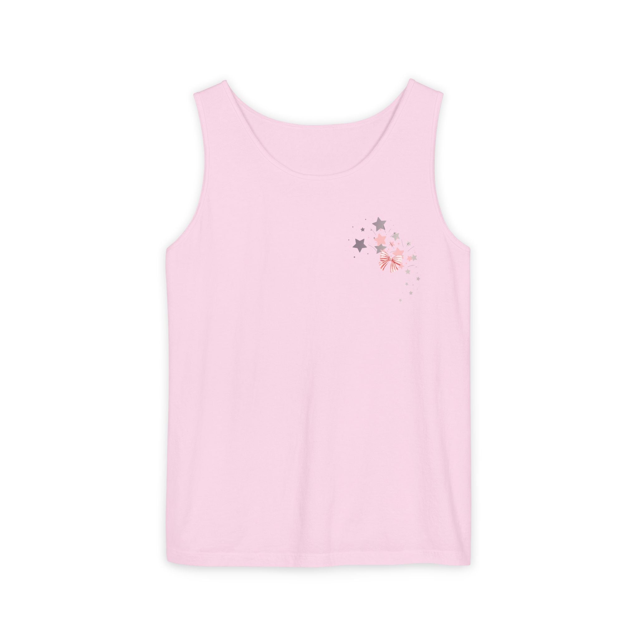 Then, Now and Always | Watercolor Flag & Roses Women's Tank Top