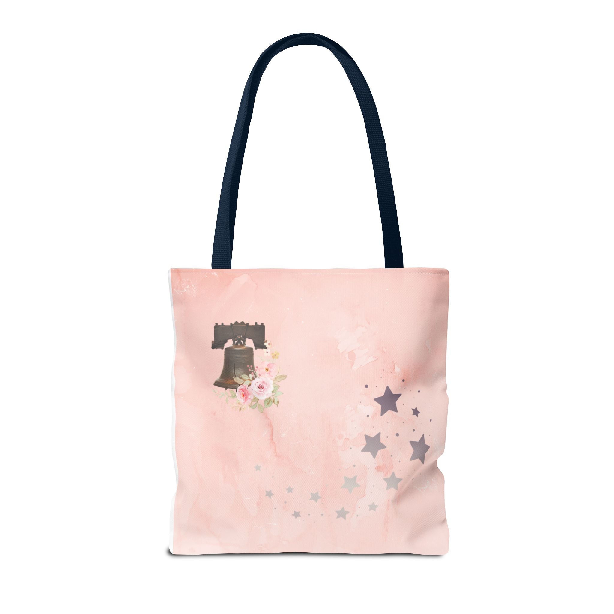 Under God | Watercolor Flag & Roses Tote Bag