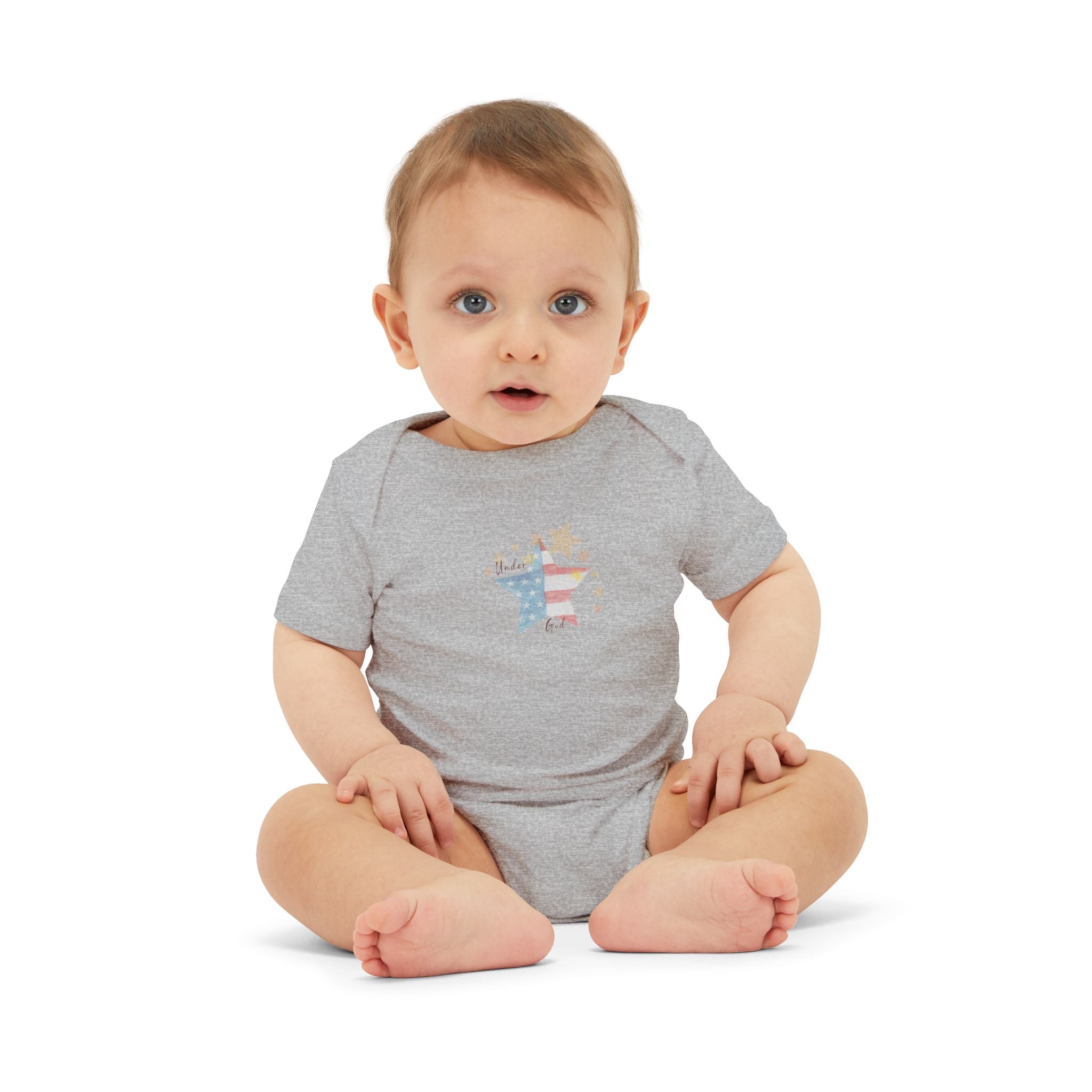 Under God | Watercolor Star Baby Onesie  Infant Unisex Jersey One Piece