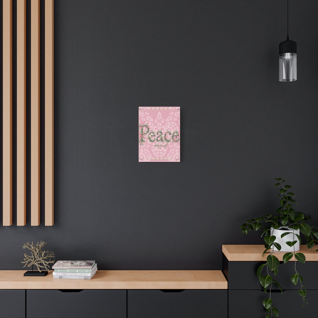 Canvas Art "Peace" Damask