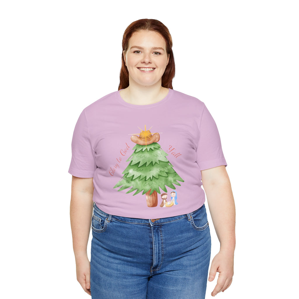 Glory to God Y'all | Women's Faith-Forward Cotton Tee