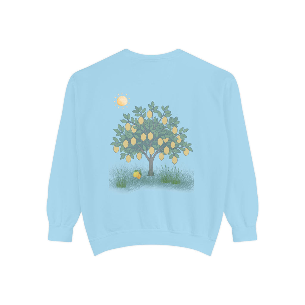 Nourish My Soul | Lemon Tree Comfort Colors Crewneck Sweatshirt – Faith & Soul Care Adult Female