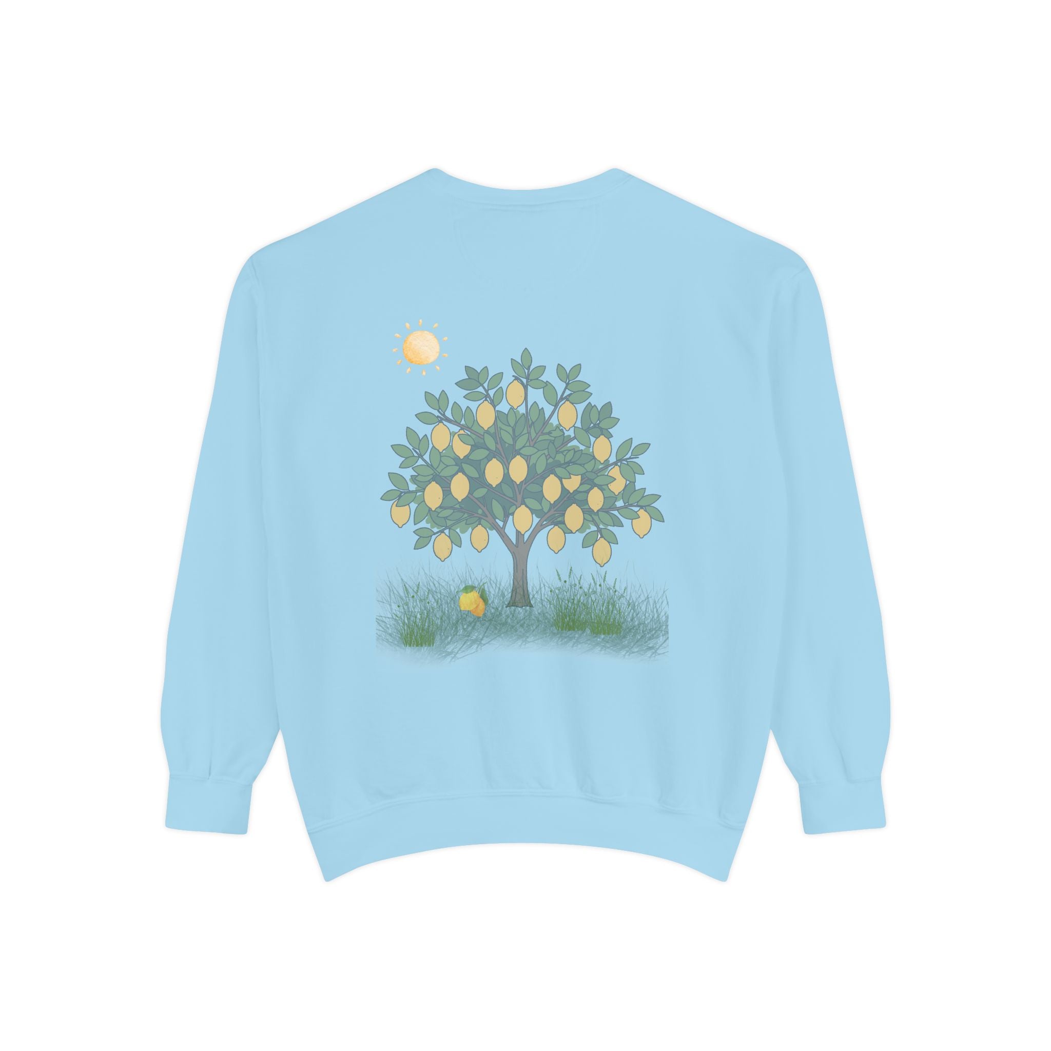 Nourish My Soul | Lemon Tree Comfort Colors Crewneck Sweatshirt – Faith & Soul Care Adult Female