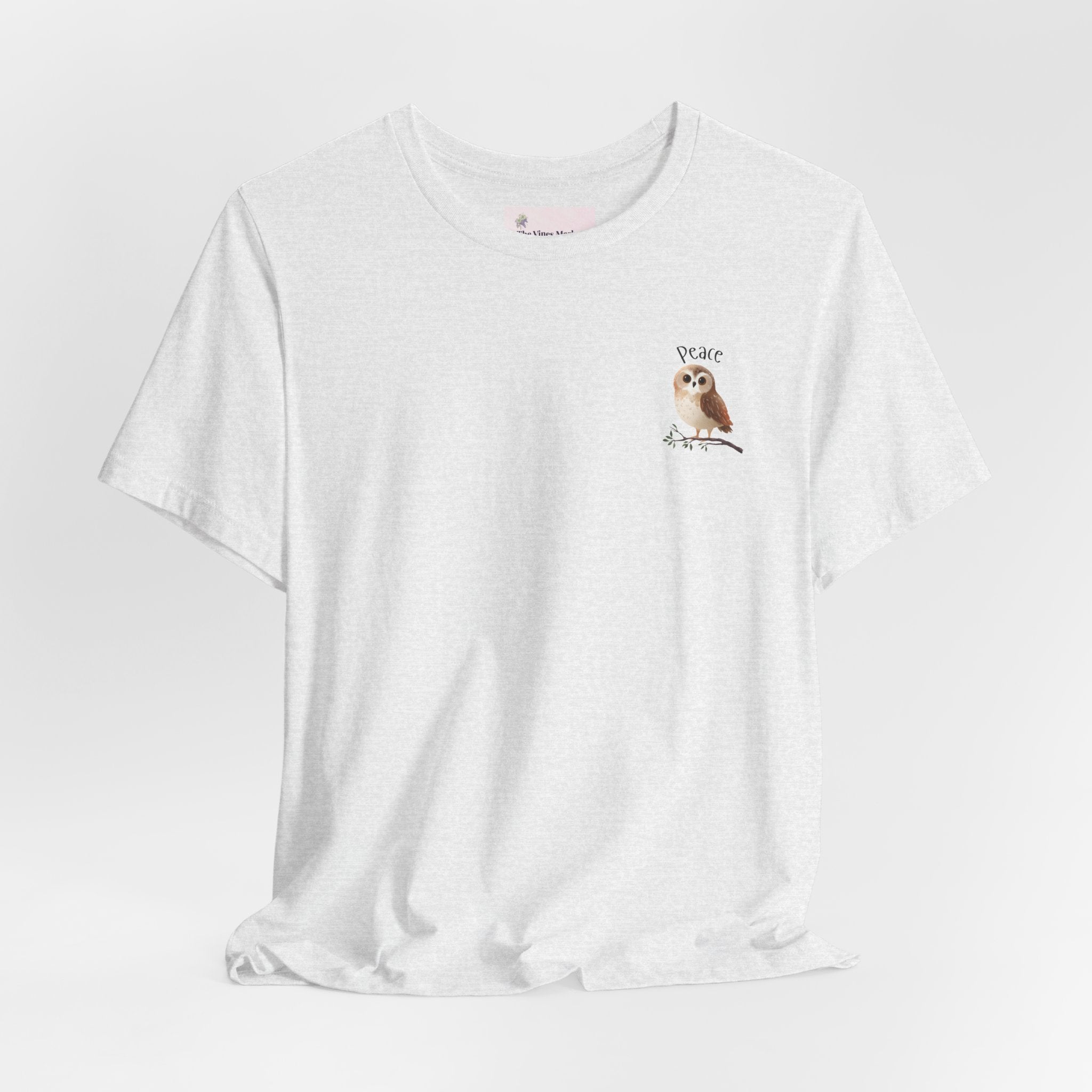 Peace and Love Comfort Tee "Every Little Thing Is Gonna Be Alright' 70's Retro -- For Her