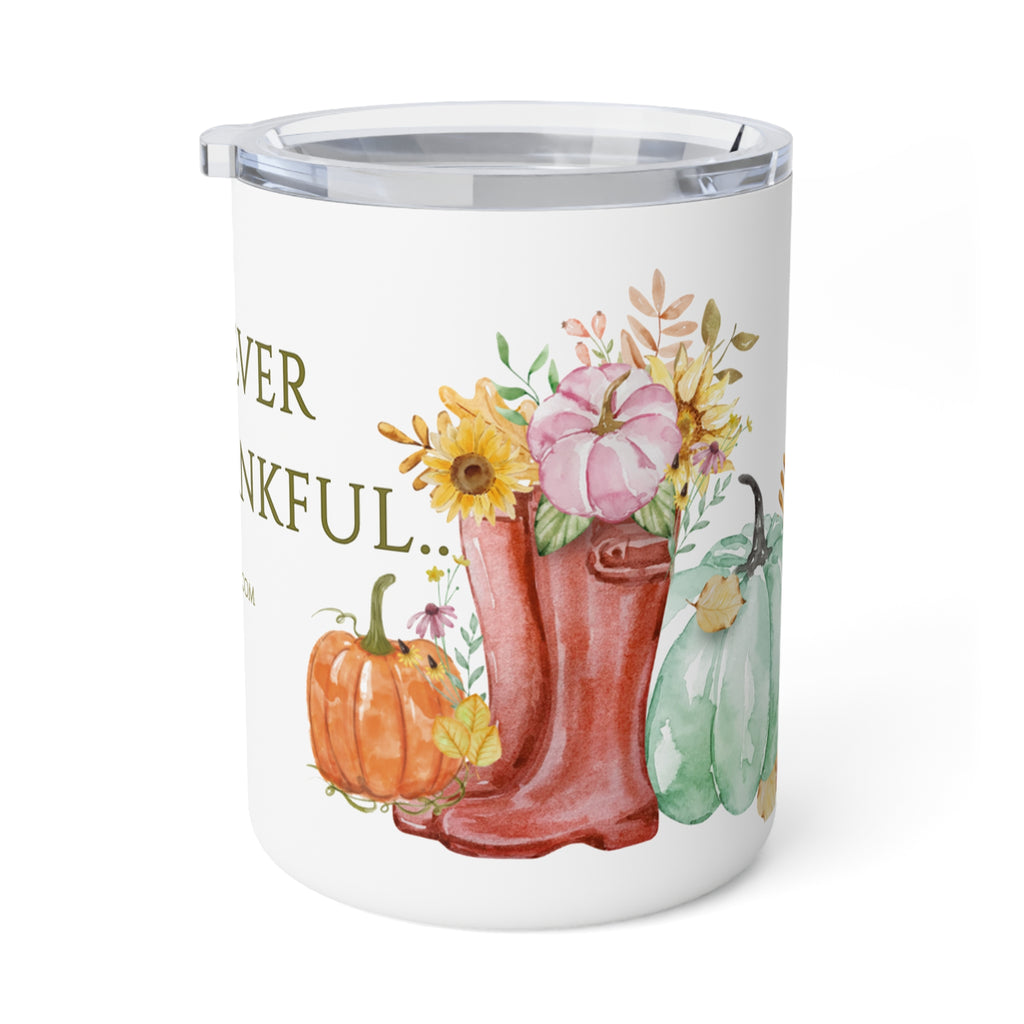 Ever Thankful Fall Insulated Travel Mug, 10 oz