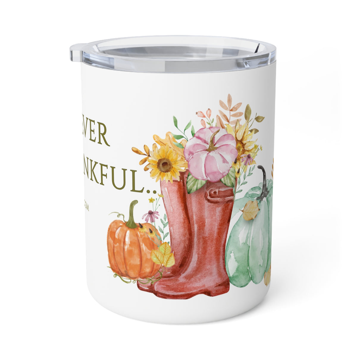 Ever Thankful Fall Insulated Travel Mug, 10 oz