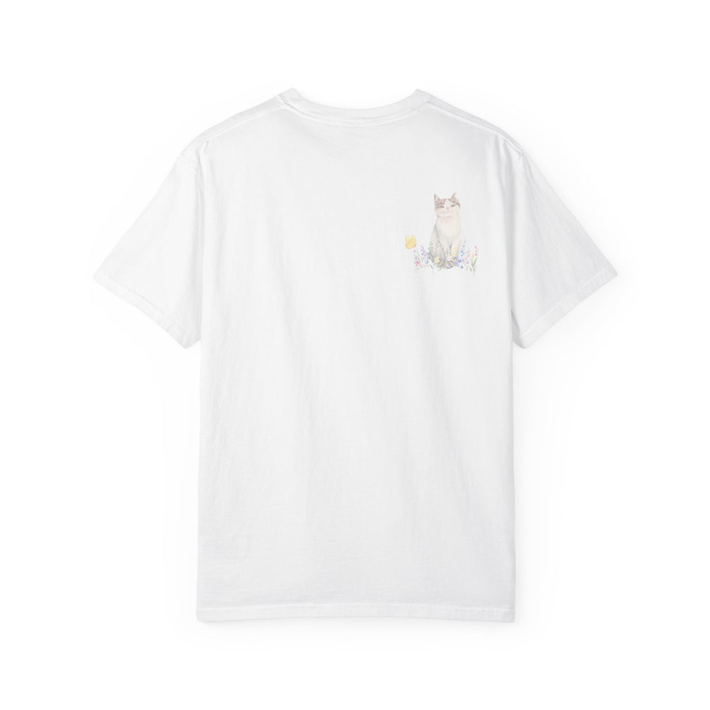 Adult Female Books, Kitties & Coffee Relaxed Tee;  A Blessed Life