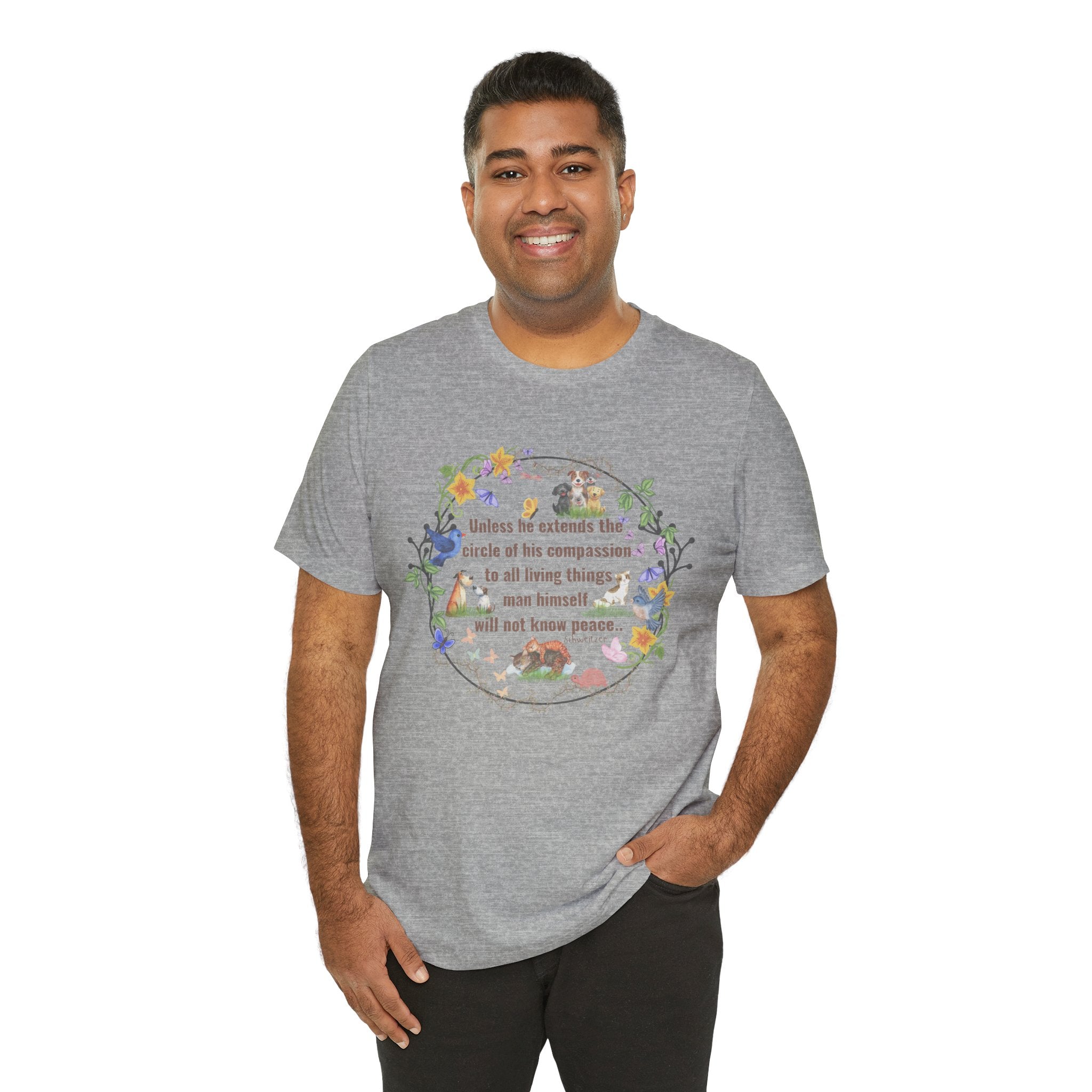 Circle of Compassion - Schweitzer Unisex Relaxed Comfort Tee