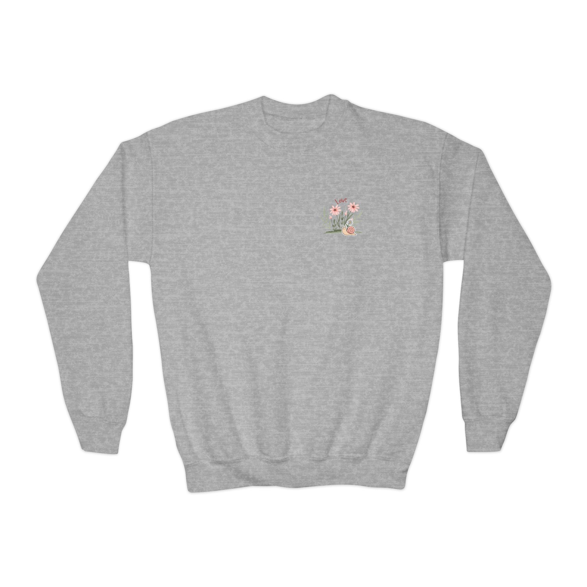 Youth Female Retro Crewneck Sweatshirt:  All You Need is Love