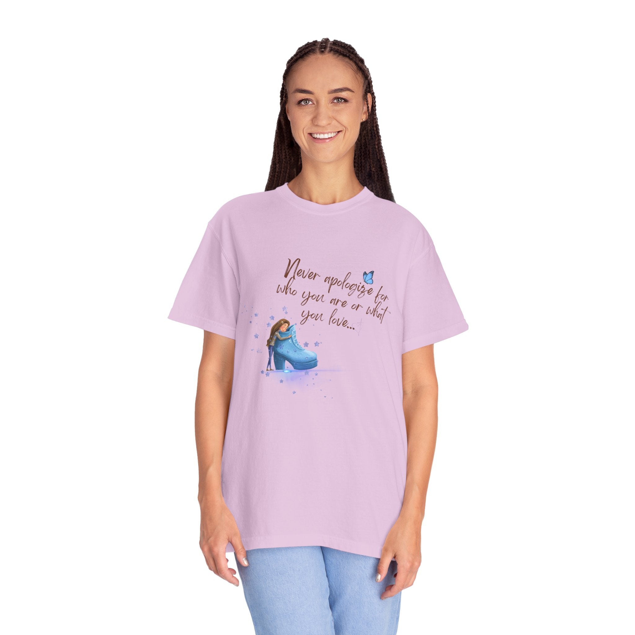 Never Apologize for What You Love   Women's Relaxed Tee