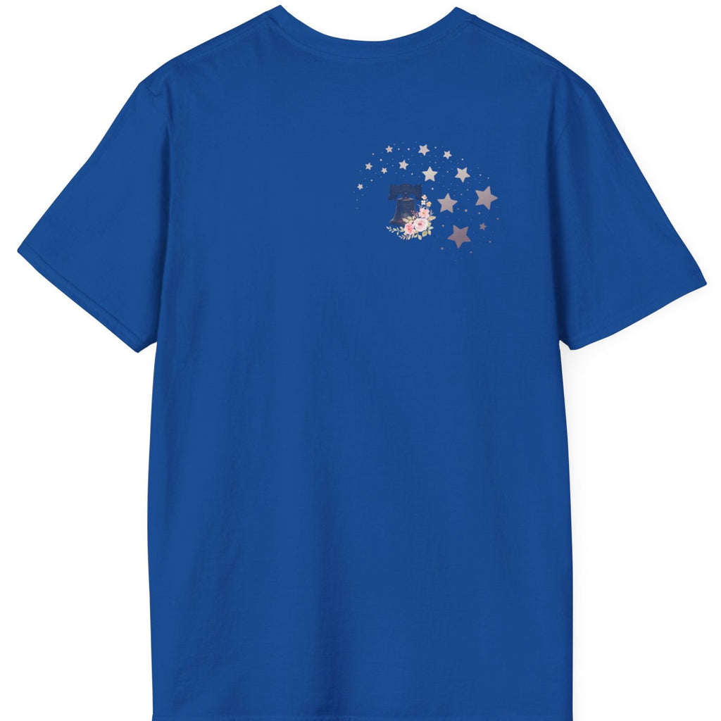 Under God | Watercolor Flag & Roses Women’s Tee