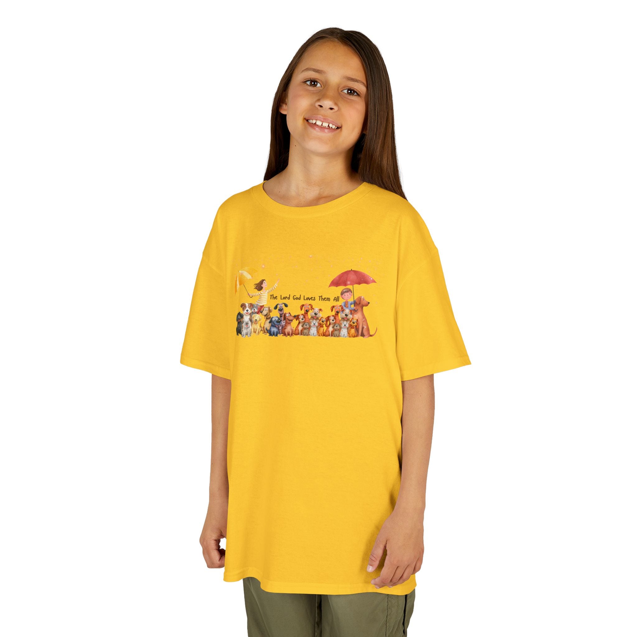 The Lord God Made Them All Kids' RelaxedTee – Unisex Pups & Joy Cotton™ Tee
