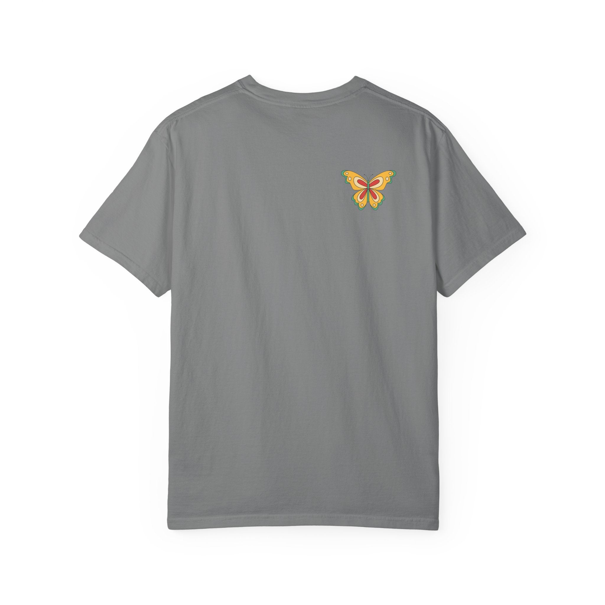 Peace Out T‑Shirt — Retro Floral Peace Sign Tee with ‘Peace Out…’ Text