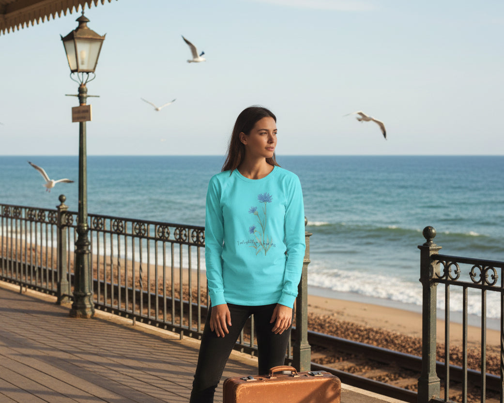 Fear Not – I Will Uphold You:  Isaiah 41:10 Women's Long Sleeve Faith Tee