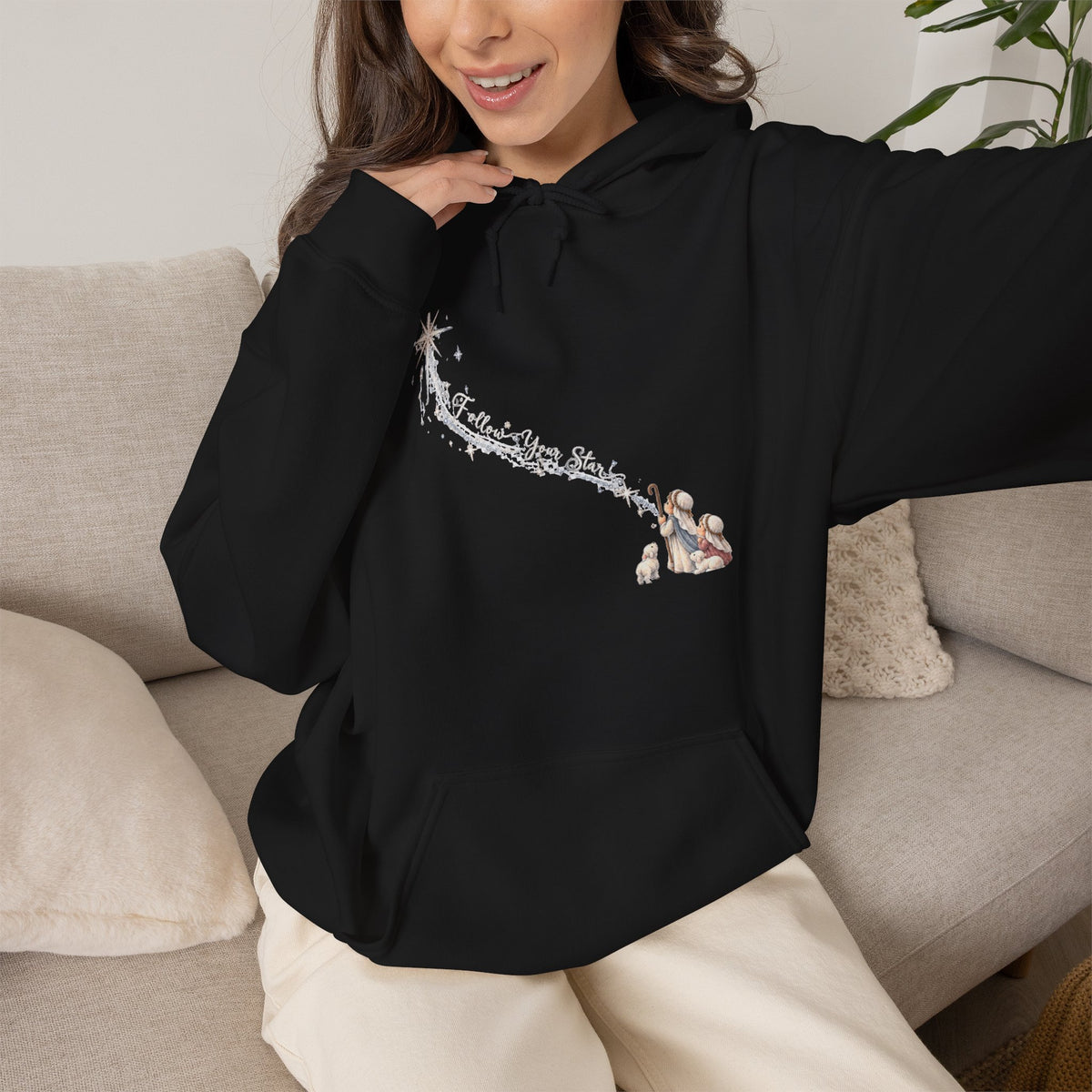 Follow Your Star | Women's Christmas Hoodie