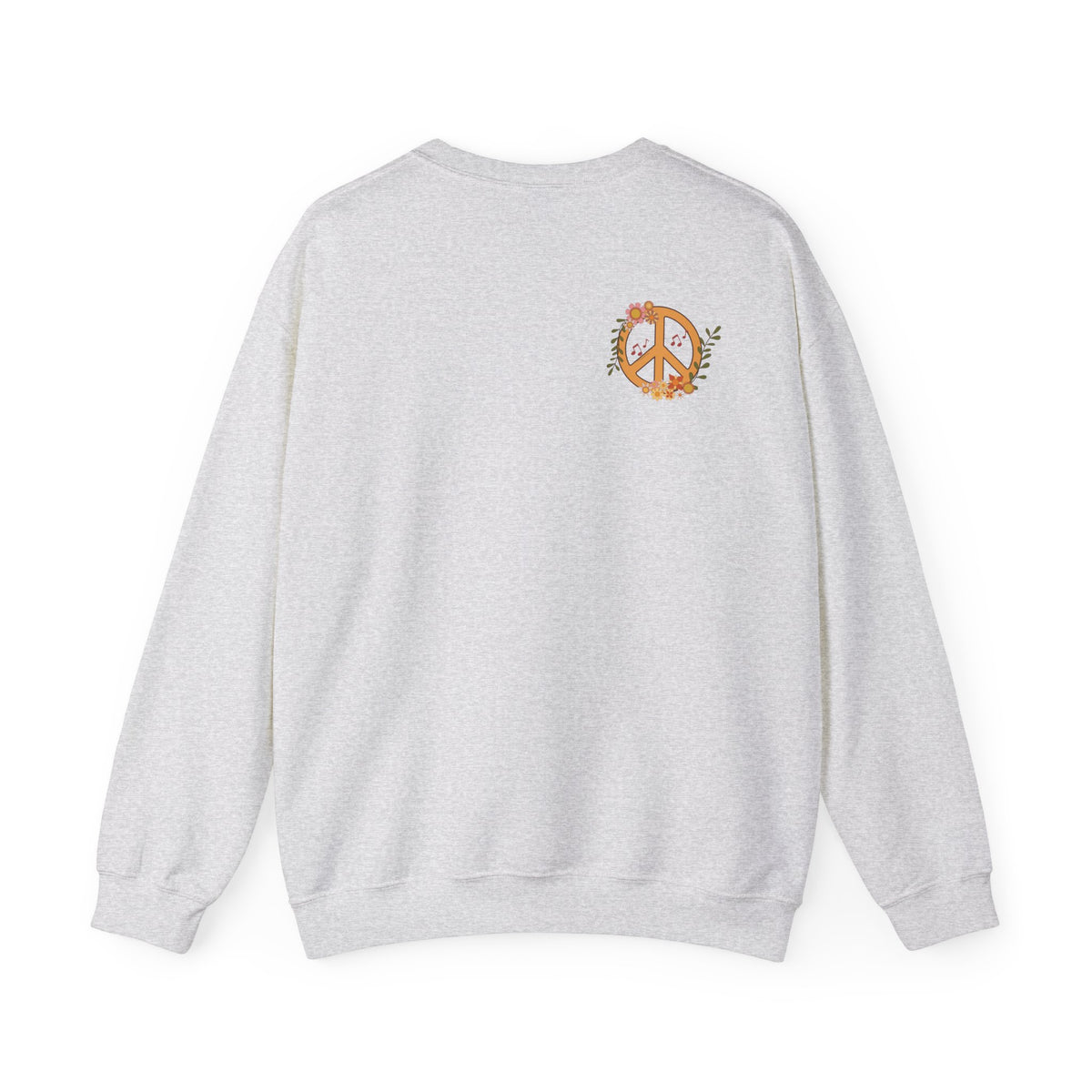 Peace and Love:  Retro All You Need is Love Sweatshirt -- For Her