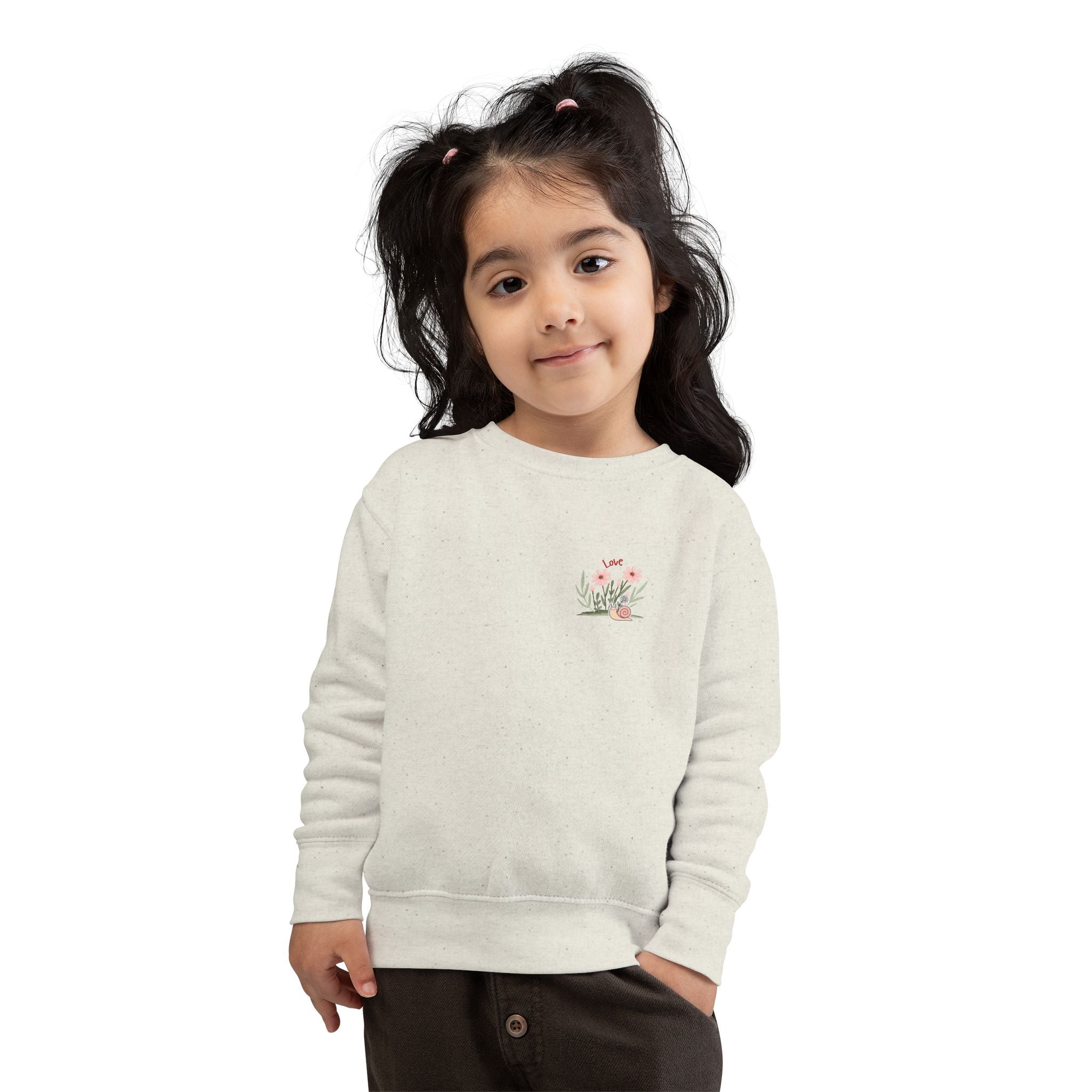 Toddler Retro Sweatshirt:  All You Need is Love