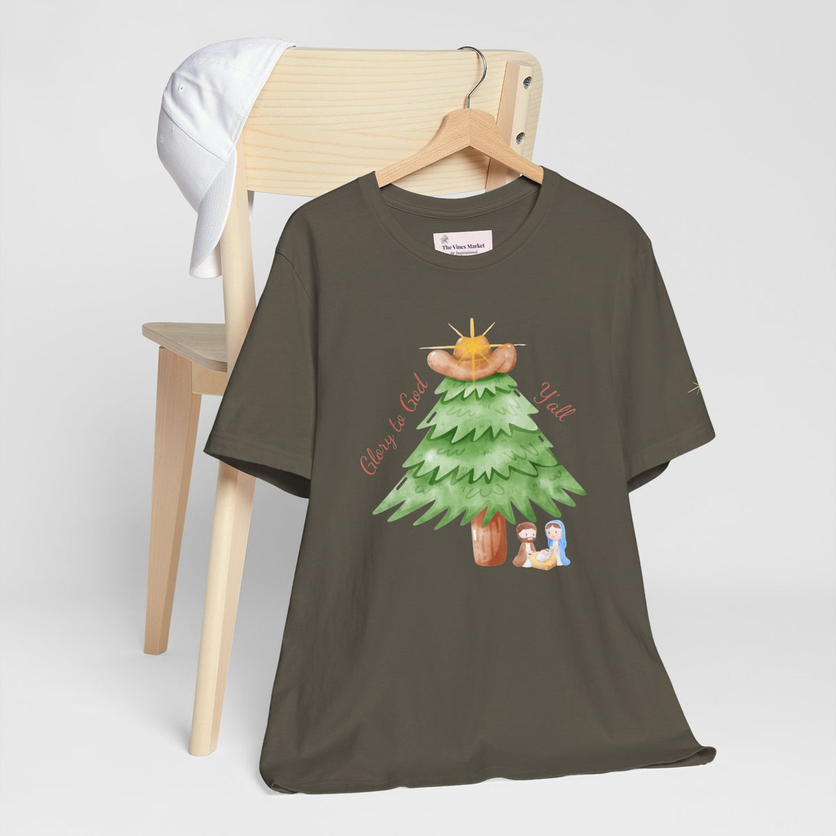 Glory to God Y'all | Women's Faith-Forward Cotton Tee