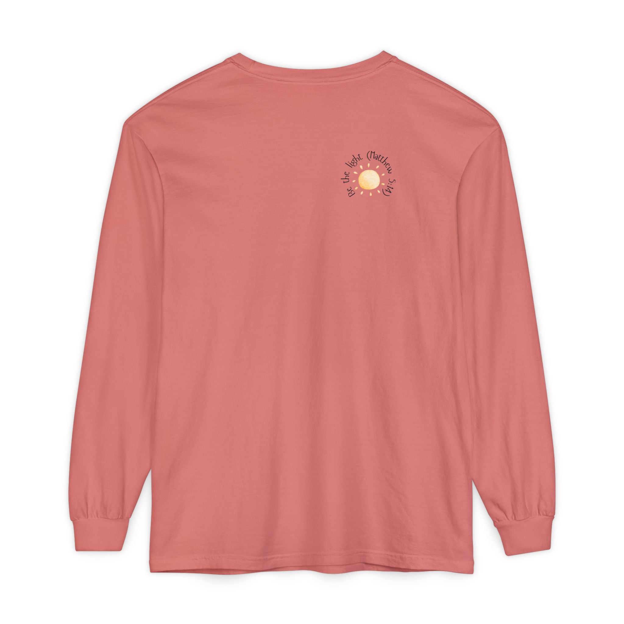 Be the Light:  Matthew 5:14 Women's Long Sleeve Soft Faith Tee