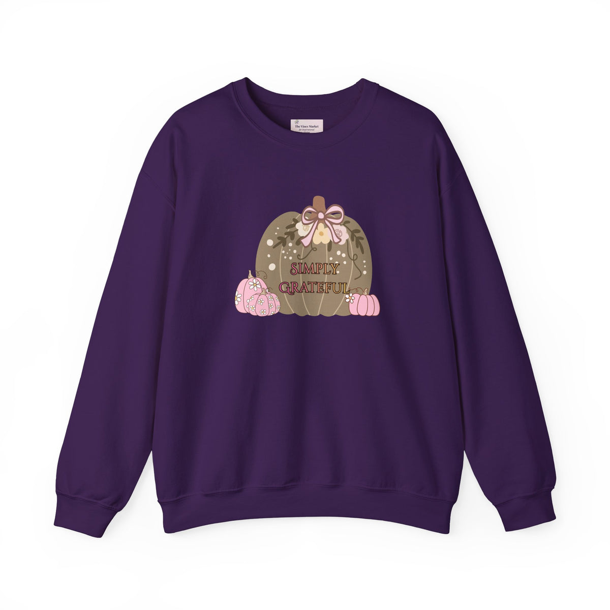 Simply Grateful:  Women's Thanksgiving™ Crewneck Sweatshirt