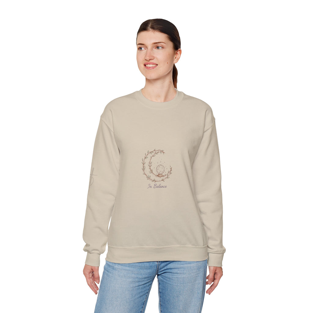Women's Crew Neck Sweatshirt... In Balance With God