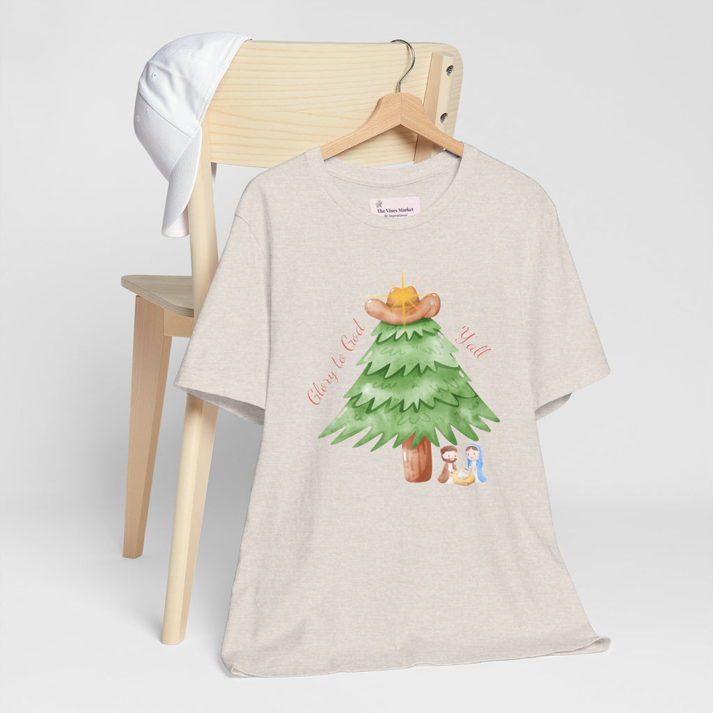 Glory to God Y'all | Women's Faith-Forward Cotton Tee
