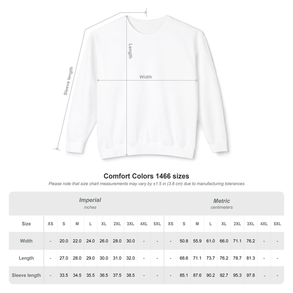 Female Adult Lightweight Crewneck Sweatshirt: Mom… Forever – Nurturing Floral