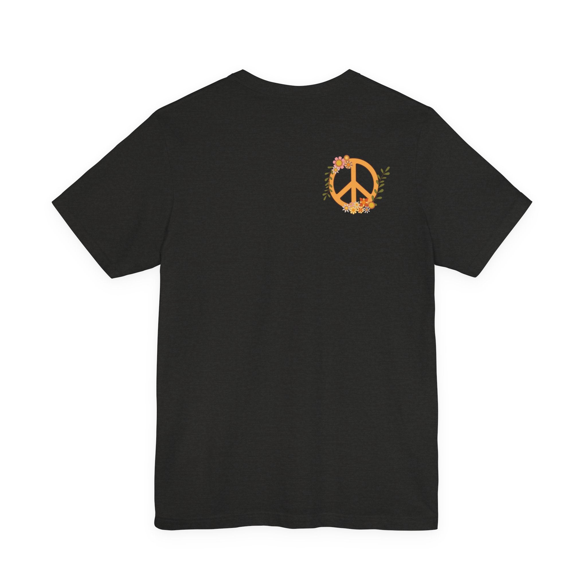 Adult Female Relaxed Comfort Tee:  Peace and Love